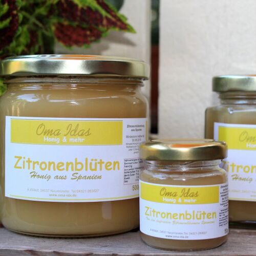 Zitronenblüten Honig  mild und blumig