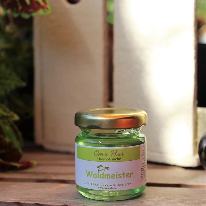 Honig mit Waldmeistergeschmack unser Waldmeisterhonig 50g