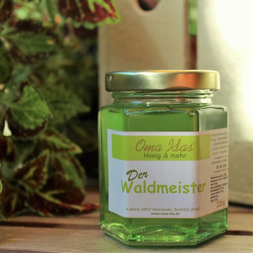 Honig mit Waldmeistergeschmack unser Waldmeister 220g